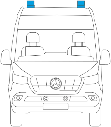 Civil ambulance vehicle